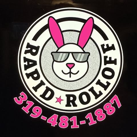 Rapid Rolloff rabbit logo